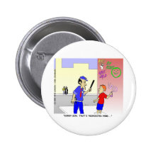 Void Graffiti Funny Police Cartoon Gifts & Tees Pin