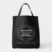 Voila! Customs by Nicole Grocery Tote bags