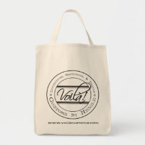 Voila! Customs by Nicole Grocery Tote bags