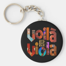 Voilà Viola! Keychains