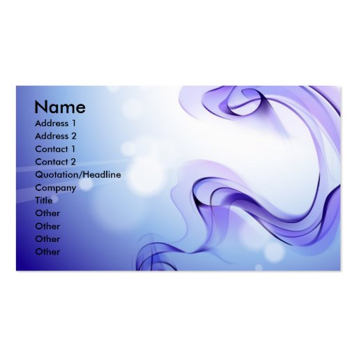voilet_smoke_art-1920x1200, Name, Address 1, Ad... Business Card (front side)