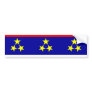 Vojvodina, Serbia flag Bumper Stickers