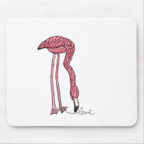 vol25- flamingo love mousepads