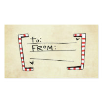 vol25- holiday gift tag brackets design business cards