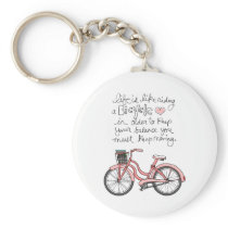 vol25 life is like riding a bicycle key chains