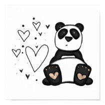 Vol25 panda love poster posters