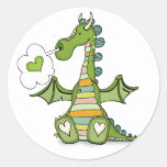 vol25- puff of love round stickers