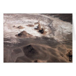 Volcanic Landscape and salt Greeting Card