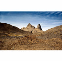 Volcanic plugs showing fluting, Algeria Desert Photo Sculptures