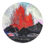 Volcano 7 enamel stickers