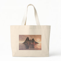 Volcano Island Canvas Bags