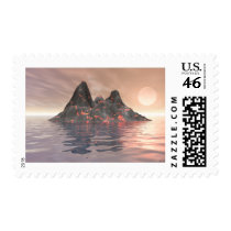 Volcano Island Postage Stamps