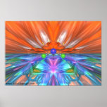 Volcano on Iceberg posters