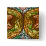 Volcano works:  River in Golden Flames Pinback Button
