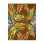 Volcano works:  River in Golden Flames Postcards