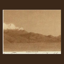 Volcanos from Mexico City postcards