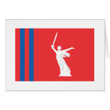 Volgograd Oblast Flag Greeting Card