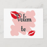 Volim te - Serbian - I Love You Postcards