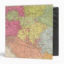 Volkerkarte v Oesterreich Ungarn, Austria Hungary Vinyl Binders