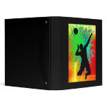 Volley Ball Service Fireworks binders