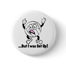 Volley Dude Pinback Buttons