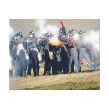 Volley Fire - Canvas Stretched Canvas Prints