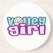Volley Girl Beverage Coaster