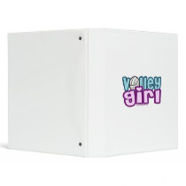 Volley Girl 3 Ring Binder