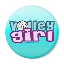 Volley Girl Refrigerator Magnet