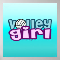 Volley Girl Print
