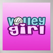 Volley Girl Poster