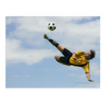 Volley kick 2 post card