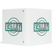 volley logo green vinyl binders