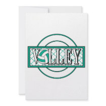 volley logo green invitations