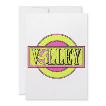 volley logo pink and yellow green announcement