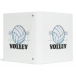 volley volleyball graphic and text binders