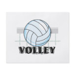 volley volleyball graphic and text flyers