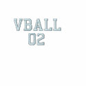 Volleyball 02 Embroidered Shirt embroidered shirts