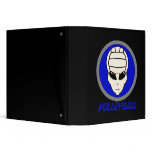 Volleyball Alien Vinyl Binder