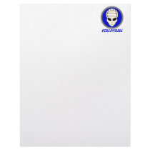 Volleyball Alien Letterhead Design