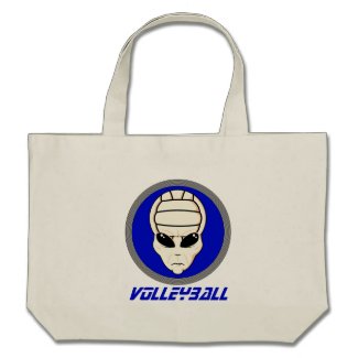 Volleyball Alien Tote Bag