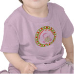 Volleyball Baby Girl 1st Christmas with Name t-shirts