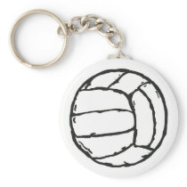 Volleyball Ball Key Chain