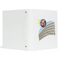 Volleyball Ball & Net Vinyl Binder