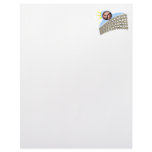 Volleyball Ball &amp; Net Letterhead Template