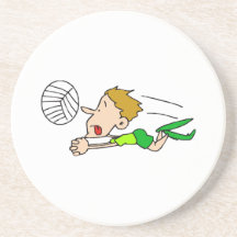 Volleyball boy dive coasters