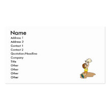 Volleyball Boy Fun Business Card