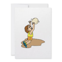 Volleyball Boy Fun Personalized Invitations