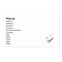 Volleyball boy gray business card