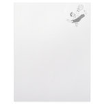 Volleyball boy gray letterhead template